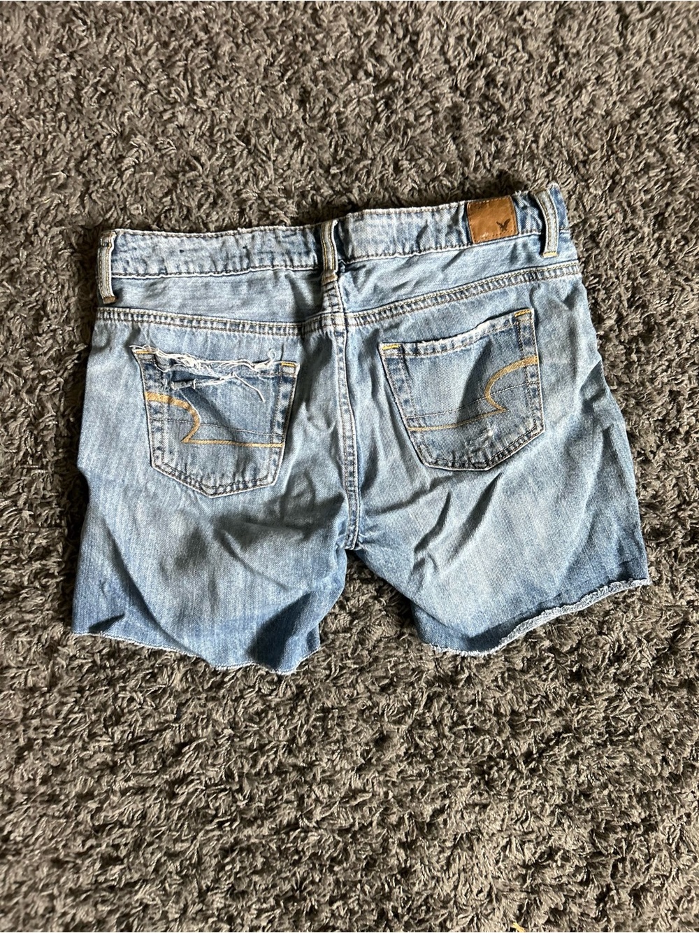 American Eagle Outfitters Light Blue Denim Cutoff Shorts